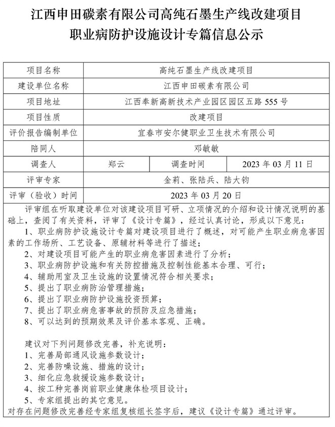江西申田碳素有限公司高純石墨生產線改建項目職業(yè)病防護設施設計專篇信息公示.jpg